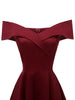 Vintage Off the Shoulder Party Sexy Evening Birthday Dresses Prom Elegant Women Fit and Flare Cotton Dress