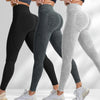Women High Waist Seamless Yoga Pants Letter Sand Washed Hip Lifting Tight Waist Exercise Outdoor Sports Leggings