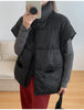 Autumn Winter Simplicity Comfortable Women's Cotton Vest Temperament Versatile Ladies Down Cotton Waistcoat Jackets