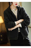 Hooded Casual Coat Women High End Mother Jacket Autumn Winter Korean Patchwork Outwear With Short Zipper Basic Coat
