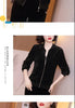 Leisure Golden Velvet Coat Women's Spring Autumn Korean Loose Zipper Jacket Large Size Baseball Outwear Jacket 5XL