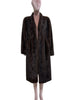 Winter Long Black Elegant Stylish Thick Warm Fluffy Hairy Soft Faux Mink Fur Coat Women Stand Collar Sashes