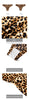 WarmSteps 3Pcs/Set Sexy Leopard Thongs Women's Panties Thongs Female Underwear Seamless Printed Panties Ice Silk Briefs