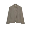 Spring Solid Stand Collar Blazer Jacket For Women Elegant Long Sleeve Suit Coats Female High Street Chic Ol Outerwear