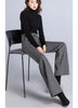 Thickened Woolen Wide-leg Autumn Winter Herringbone Makes It Look Slim Straight-leg Casual Pants Women