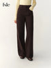 Fall Women's Mid-Rise Vintage Lyocell Slim Straight Leg Jeans - Chic Classic Comfortable Denim for Everyday Wear