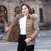 Winter Jacket Women Parka Long Coat Wool Liner Hooded Parkas Slim With Fur Collar Warm Snow Wear Padded Clothes