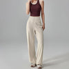 Elastic High Waist Wide Leg Yoga Pants Women Sexy Hip Lifting Gym Pilates Workout Pant Solid Color Slim Straight Sport Trousers