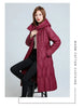 Long Winter Over-The-Knee Overcoat Parka Down Cotton-Padded Jacket Women's Plus Size 100 KG Slim Cotton-Padded Jacket