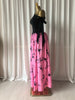 Women's Off Shoulder Flowy Maxi Dress Floral Print High Waist Long Dress Elegant Evening Party Prom Birthday Dress