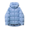 Women Light White Down Jacket with Hood Loose Over Size Casual Autumn Winter Outwear Square Warm Short Coat