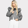 Slim Knit Cardigan Hoodies Women Autumn Solid Long Sleeve Sweater Coats Winter Street Vintage Basic Hoodie