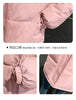 Winter Short Jacket Woman Parkas Thick Warm Spliced Hooded Parka Oversized Korean Loose Cotton Padded Outerwear