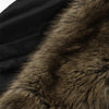Women's Warm Faux Fur Spliced Cotton Coats Loose Lapel Long Sleeve Pockets Thicken Jacket Winter Lady Chic Outwear