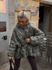 Winter Solid Women Thicken Coat Casual Long Sleeve Hooded Zippers Pleated Female Outwear Elegant Lady Oversize Jacket