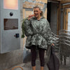 Winter Solid Women Thicken Coat Casual Long Sleeve Hooded Zippers Pleated Female Outwear Elegant Lady Oversize Jacket