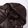 Solid Hooded Padded Jacket Women's Warm Long Sleeve Oversized Jacket Autumn Winter Lady High Street Outerwear