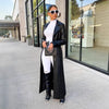 Women’s Coats Thick PU Leather Long Sleeve Winter Notched Neck X-Long Trench Street Wear OL Work Outcoat