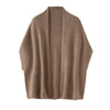 Women 100% Merino Wool Shawl Spring Autumn Sweater Capes Grace Style Cashmere Capes Knitwear Cardigan