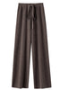 Women's Cashmere Pants 100% Merino Wool Broadfoot Pants Women's Knit Loose Knit Pants Fall/Winter Women's Thick Pants