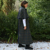 Elegant Cloak Double Breasted Long Coats Women Retro Lapel Double Side Loose Coat Female Autumn Winter Lady Outwear