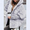 European American Women's Solid Color Casual Simple Basic Spliced Hooded Quilted Coats Female Parkas Clothes