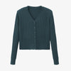 AS AW26 V-Neck cableknit cardigan + ribbing mockneck dress maxi length match for lady wear
