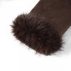 Retro Faux Fur Women Coat Urban Thicken Lapel Long Sleeve Single Breasted Female Outwear Autumn Winter Chic Lady Jacket