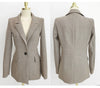 Korean Autumn Winter 3 Pieces Set Women Contrast Blazer + Vest And Simple Pants Casual Simple Office Lady Pants Suit