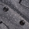 Coffee Blazer Women Spring Autumn High End Design Casual Slim Jacket Office Lady Work Coat Tops Gray