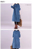 Knit High Neck Velvet Plus Long Corduroy Dress Female Pocket Dress SPring Autumn Dress Women's Long Knitted Dress Female Pullove
