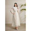Spring Autumn High End Elegant Birthday Party Women's Dress French Hook Flower Single Breasted Slim Lace Long Dress S89