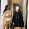 Autumn Winter Plus Size Women Coat Woolen Cloth Cloak Loose Overcoat Female Manteau Femme Hiver Oversize