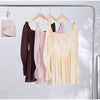 Solid Ruffle Mini Dress U Neck Long Puff Sleeve Tie Neck Tiered Hem Sweet Style Gown Soft Pastel Tones Chic Women Outfit