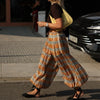 Women Baggy Balloon Pants Bubble Pleated Oversized Bloomers Wide Leg Lantern Harem Bloomer Pants