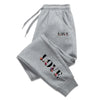 Womens Tracksuit Trousers Love Letter Print Street Sweatpants Daily Casual Simplicity Versatile Jogging Sport Pants
