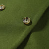 Autumn Winter Solid Women's Woolen Overcoat Urban Long Sleeve Lapel Button Female Outwear Elegant Lady Overcoats