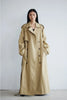 Spring Autumn Oversized Khaki Extra Long Trench Coat for Women Raglan Sleeve Sashes Double Breasted Clothes Overcoat