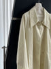 Women Coffee Brief Belted Big Size Long Trench Lapel Long Sleeve Windbreaker Tide Spring Autumn 1DJ3893