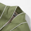Curved Stitching Women Jacket Long Sleeve Slim Fitted Blazer Open Front Waist Truncated Outerwear Elegant Office Commuter Jacket
