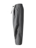 Gray 3 Piece Set Women's Lapel Blazer Short Vest High Waist Drawstring Wide Leg Pants Suit Autumn