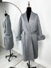 Fox Fur Wool Overcoat Women's Short Coat Office Lady Elegant Double-sided Woolen Coat Cardigan Jackets Loose Wool