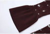 Spring And Autumn Elastic Knitted Round Neck Slim Fit Metal Sheet Long Sleeved Women's Dress
