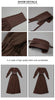 Dresses For Women Plunging V Neck High Waist Belt Long Sleeves Wedding Party Dress Brown Gowns