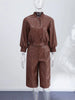 Spring Set Women's Matching Sets Faux Leather Bomber Jacket Two-Piece Set Top Mini Skirt Shorts Pants Woman Clothes Streetwear