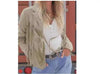 Womens Vintage Lapel Long Sleeve FringeCropped Hippie Motor Biker Cardigan OutwearsFaux Suede Tassel Jacket