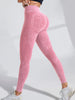 Women High Waist Seamless Yoga Pants Letter Sand Washed Hip Lifting Tight Waist Exercise Outdoor Sports Leggings
