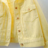 Women's Denim Coat Spring Autumn Age-reducing Casual Ladies Cowboy Jacket Comfortable Solid Color Lady Outerwear