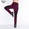 Women Winter Fleece Pants Warm Waterproof Hiking Pants Outdoor Camping Climbing Skiing Soft Shell Windproof Rain Trousers