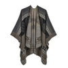 Winter Poncho Women Capes Scarf Imitation Cashmere Ladies Scarves Warm Shawls Wraps Woman Ponchos Bufanda Mujer Foulard